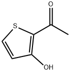 2-acetyl-3-hydroxythiophene Struktur