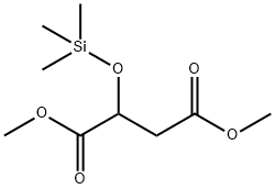 2-(Trimethylsiloxy)butanedioic acid dimethyl ester Struktur