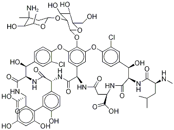 万古霉素CDP-1, 55598-85-1, 结构式