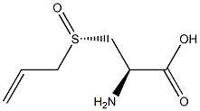 (S)-3-(Allylsulphinyl)-L-alanine Struktur