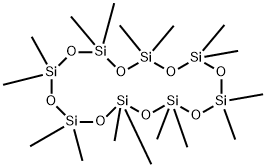 hexadecamethylcyclooctasiloxane Structure
