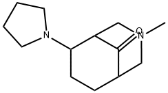 3-Methyl-6-(1-pyrrolidinyl)-3-azabicyclo[3.3.1]nonan-9-one Structure