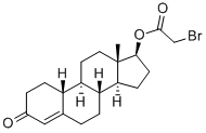17 beta-bromoacetoxy-19-nortestosterone Structure