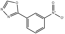 2-(3-nitrophenyl)-1,3,4-oxadiazole, 5565-72-0, 结构式