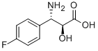 (2R,3R)-3-AMINO-3-(4-FLUORO-PHENYL)-2-HYDROXY-PROPIONIC ACID Struktur