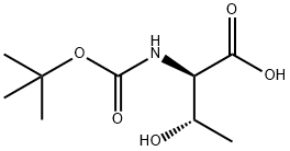N-Α-叔丁氧羰基-D-苏氨酸, 55674-67-4, 结构式