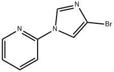 2-(4-溴-1H-咪唑-1-基)吡啶, 556775-77-0, 结构式