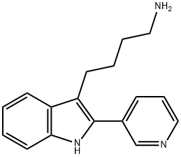 4-(2-PYRIDIN-3-YL-1H-INDOL-3-YL)-BUTYLAMINE Structure