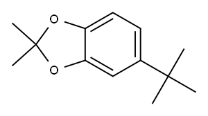 2,2-dimethyl-5-tert-butyl-1,3-benzodioxole Structure