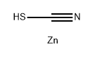 ビス(チオシアン酸)亜鉛 化学構造式