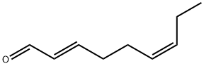 反-2-,顺-6-壬二烯醛, 557-48-2, 结构式