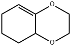 2,3,4a,5,6,7-Hexahydro-1,4-benzodioxin Struktur