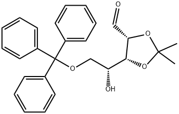 5-O-Trityl-2,3-O-isopropylidene-D-ribofuranose Struktur