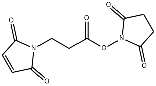 3-马来酰亚胺基丙酸羟基琥珀酰亚胺酯, 55750-62-4, 结构式