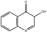 3-ヒドロキシキノリン-4(3H)-オン 化学構造式