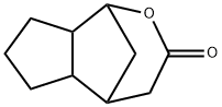 オクタヒドロ-1,5-メタノ-3H-シクロペンタ[c]オキセピン-3-オン 化学構造式