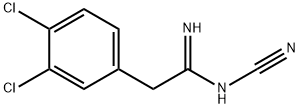 N2-シアノ(3,4-ジクロロフェニル)アセトアミジン 化学構造式