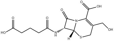desacetyl glutaryl 7-aminocephalosporanic acid Structure
