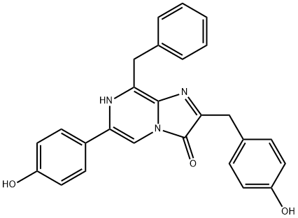 セレンテラジン, 天然型 化学構造式