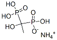 ammonium trihydrogen (1-hydroxyethylidene)bisphosphonate  Structure