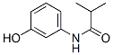 N-(3-ヒドロキシフェニル)-2-メチルプロピオンアミド 化学構造式