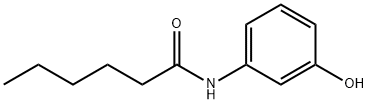 N-(3-hydroxyphenyl)hexanamide Structure