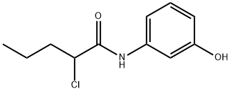 2-Chloro-N-(3-hydroxyphenyl)valeramide Structure