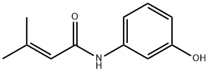N-(3-Hydroxyphenyl)-3-methyl-2-butenamide Structure