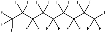 1,1,1,2,2,3,3,4,4,5,5,6,6,7,7,8,8,9,9-ノナデカフルオロ-9-ヨードノナン 化学構造式