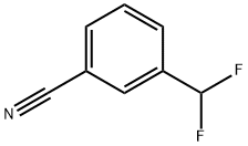 3-Cyano-alpha,alpha-difluorotoluene, 3-Cyanobenzal fluoride Structure