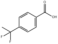 4-(1,1-Difluoroethyl)benzoic acid Structure