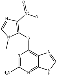 硝咪硫鸟嘌呤, 5581-52-2, 结构式