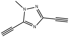 1H-1,2,4-Triazole, 3,5-diethynyl-1-methyl- (9CI) Struktur
