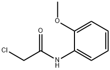 2-氯-N-(2-甲氧苯基)乙酰胺, 55860-22-5, 结构式