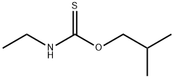 N-エチルカルバモチオ酸O-(2-メチルプロピル) 化学構造式