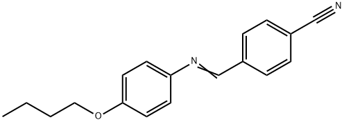 4'-CYANOBENZYLIDENE-4-N-BUTOXYANILINE Structure