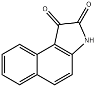 1H-ベンゾ[e]インドール-1,2(3H)-ジオン 化学構造式