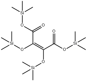 2-Butenedioic acid, 2,3-bis[(trimethylsilyl)oxy]-, bis(trimethylsilyl)  ester, (Z)- Structure