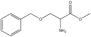 2-AMINO-3-BENZYLOXY-PROPIONIC ACID METHYL ESTER Structure