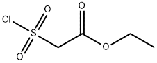 クロロスルホニル酢酸エチルエステル 化学構造式