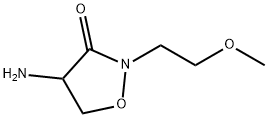 3-Isoxazolidinone, 4-amino-2-(2-methoxyethyl)- (9CI) Structure