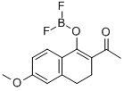 1-(1-(DIFLUOROBORYL)OXY-3,4-DIHYDRO-6-METHOXY-NAPHTHALEN-2-YL)-ETHANONE INNER COMPLEX Struktur
