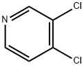 3,4-二氯吡啶 结构式
