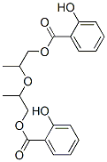 ビス(2-ヒドロキシ安息香酸)オキシビス(1-メチル-2,1-エタンジイル) 化学構造式