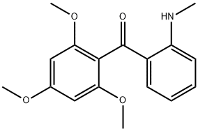 [2-(メチルアミノ)フェニル](2,4,6-トリメトキシフェニル)メタノン 化学構造式