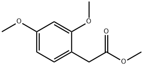 2-(2,4-ジメトキシフェニル)酢酸メチル 化学構造式