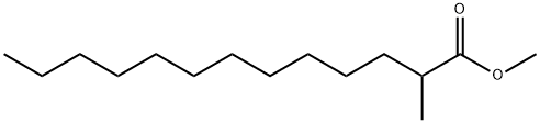 2-メチルトリデカン酸メチル 化学構造式