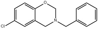 6-Chloro-3,4-dihydro-3-(phenylmethyl)-2H-1,3-benzoxazine Structure
