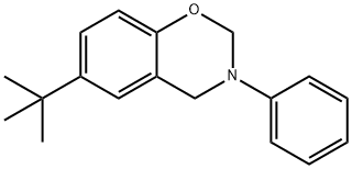 3-Phenyl-6-tert-butyl-3,4-dihydro-2H-1,3-benzoxazine Structure