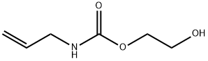 2-Propenylcarbamic acid 2-hydroxyethyl ester Structure